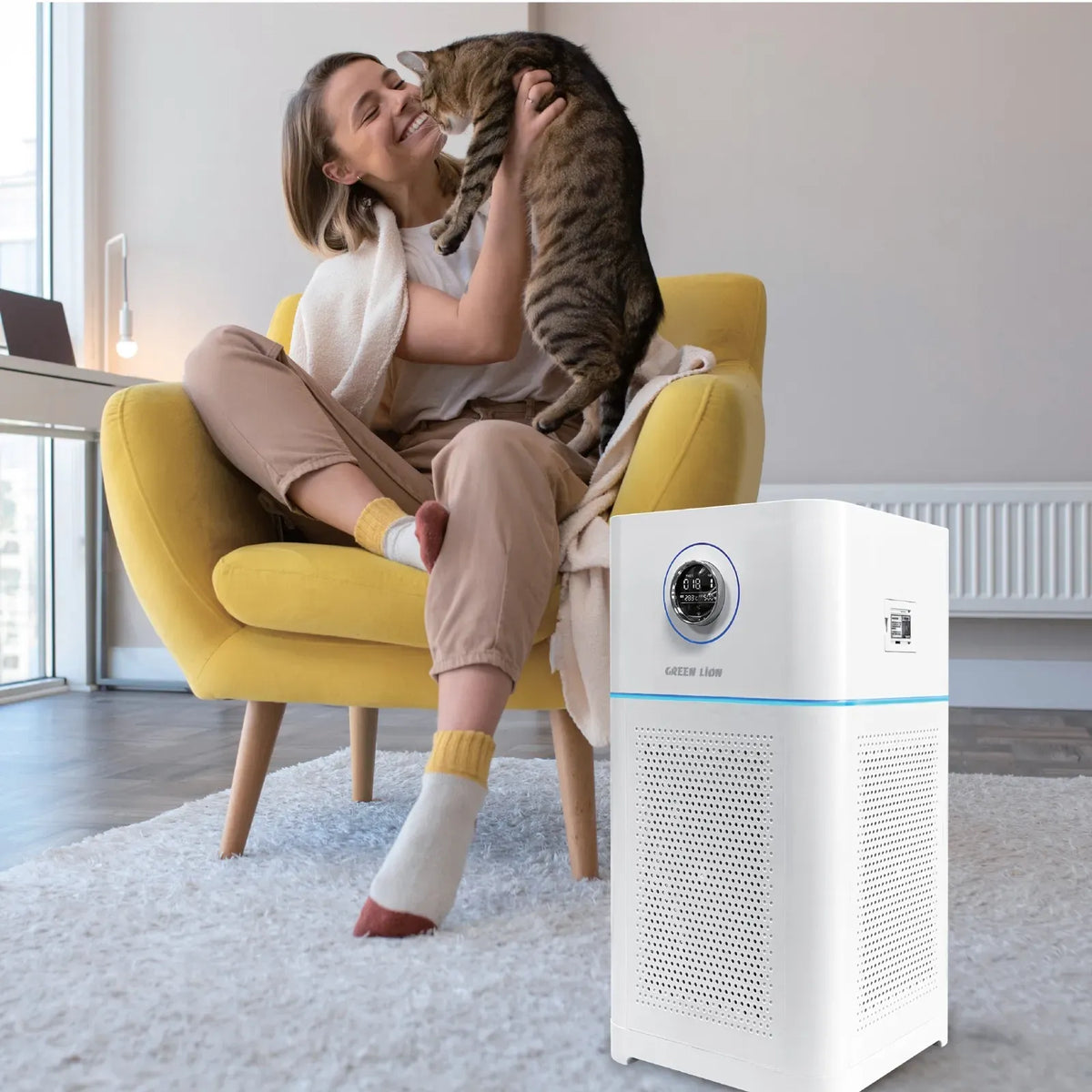 Green Lion Intelligent Air Purifier Pro - White – image 4