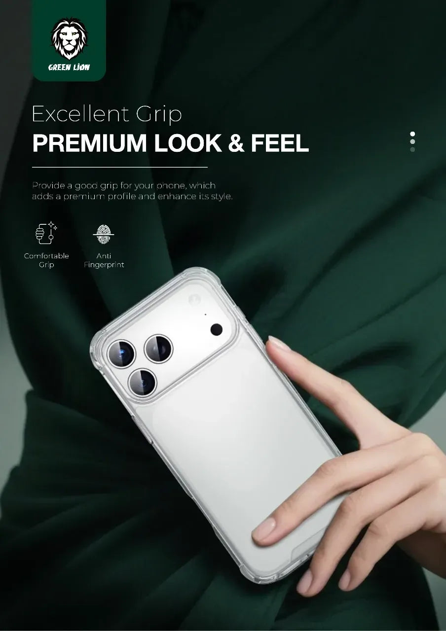 Green Lion Anti-Shock Case - Clear – image 2