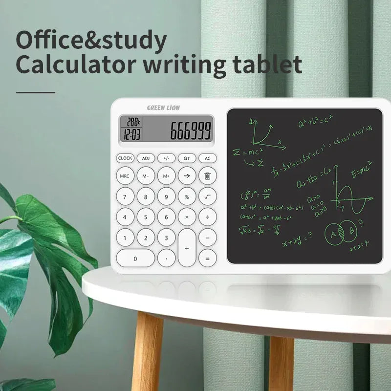 Green Lion Calcwrite Pro Calculator Writing Pad Combo White – image 6