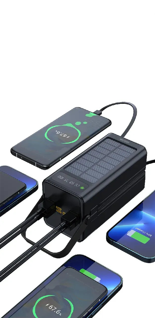 Green Lion Solar X 60000mAh Power Bank PD 20w Black – image 2