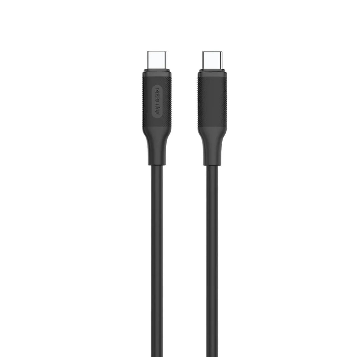 Green Lion Dual Port Car Charger PD+QC 75 WCto C 1 m Cable - Grey