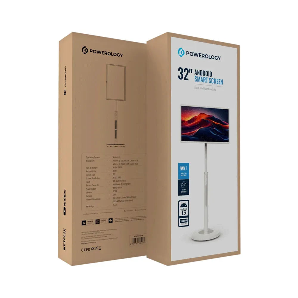 Powerology 32 Android Smart Screen White – image 3