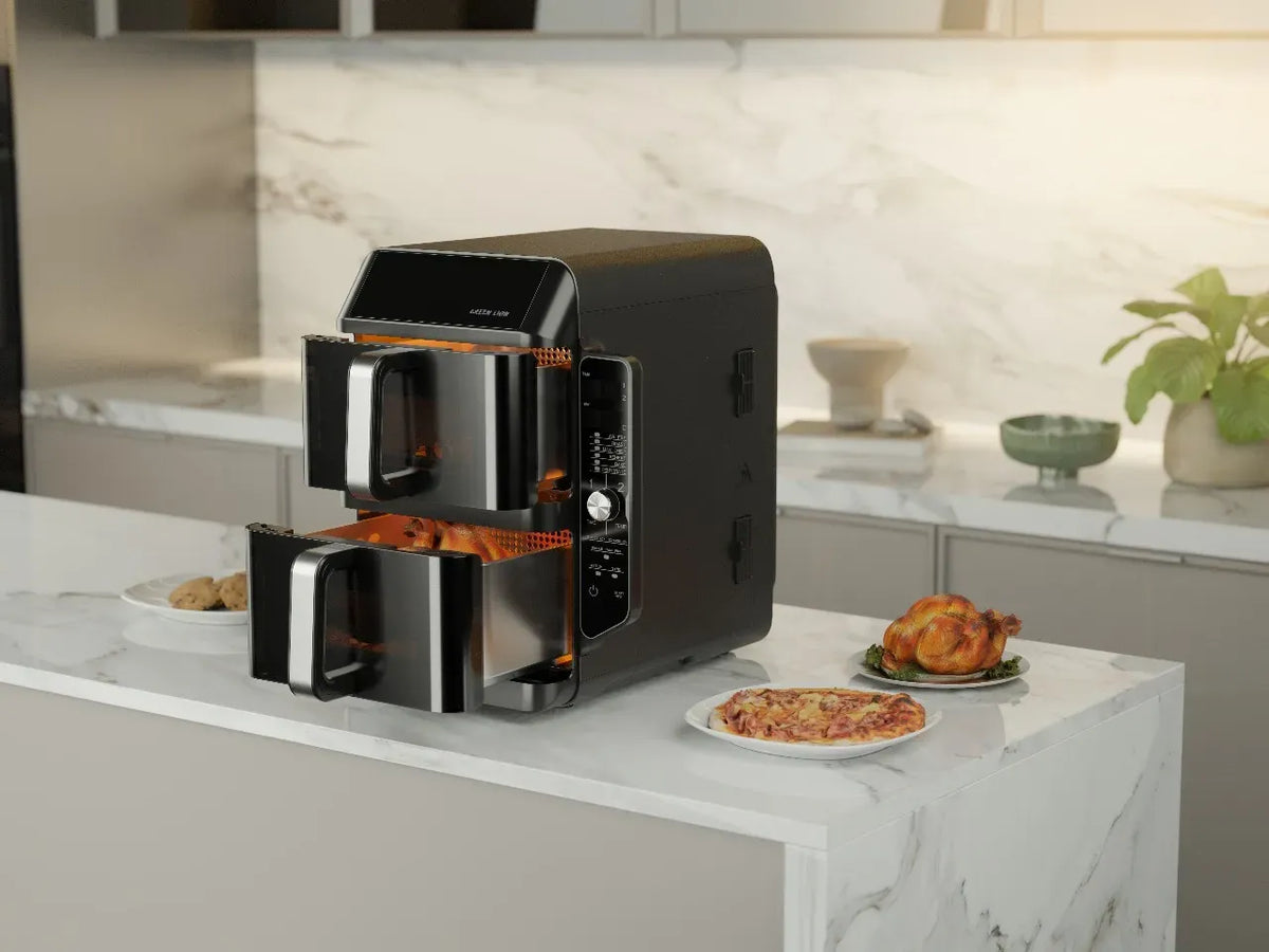 Green Lion Double-Decker Pro Digital Air Fryer - Black – image 9