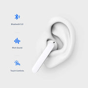 Powerology True Wireless Stereo Buds - White