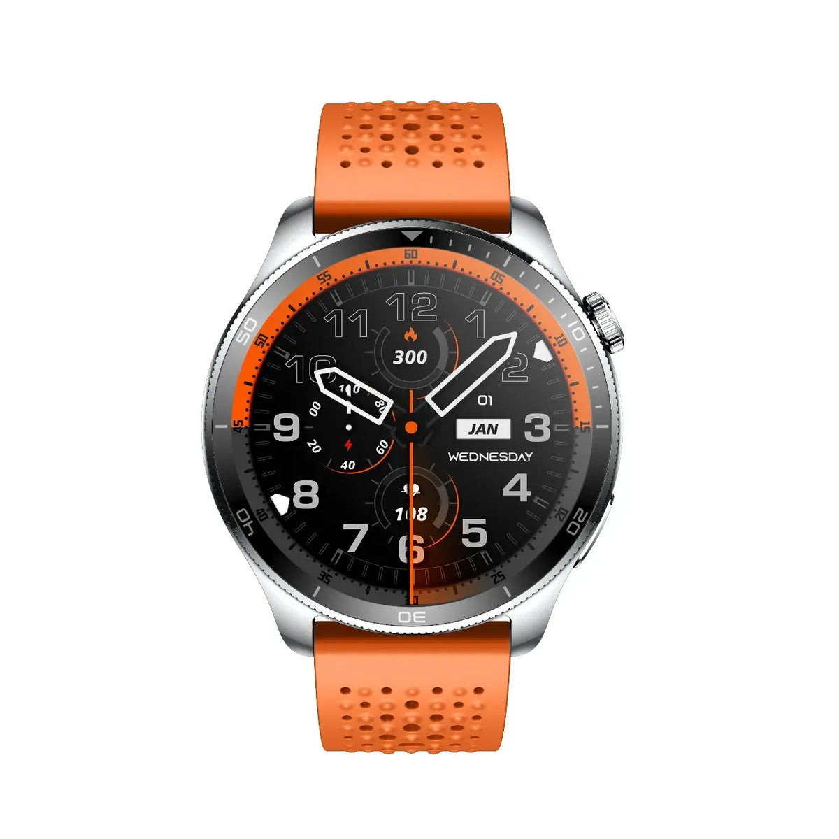Powerology Sanam Urban Sports Smart Watch - Orange – image 4
