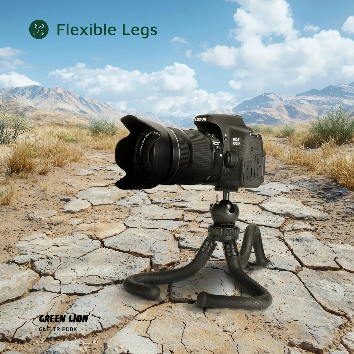 Green Lion Flexible Tripod with Foam Grips Black – image 11