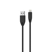 Powerology Braided USB-A to Lightning Cable - Black