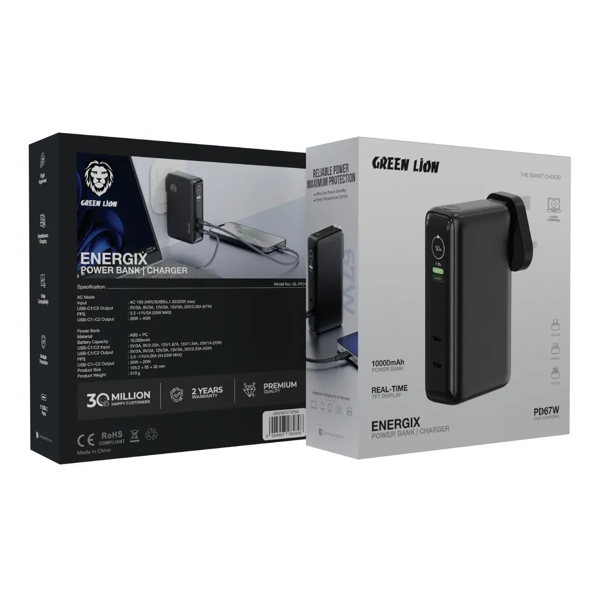 Green Lion Energix Power Bank Charger Black – image 5