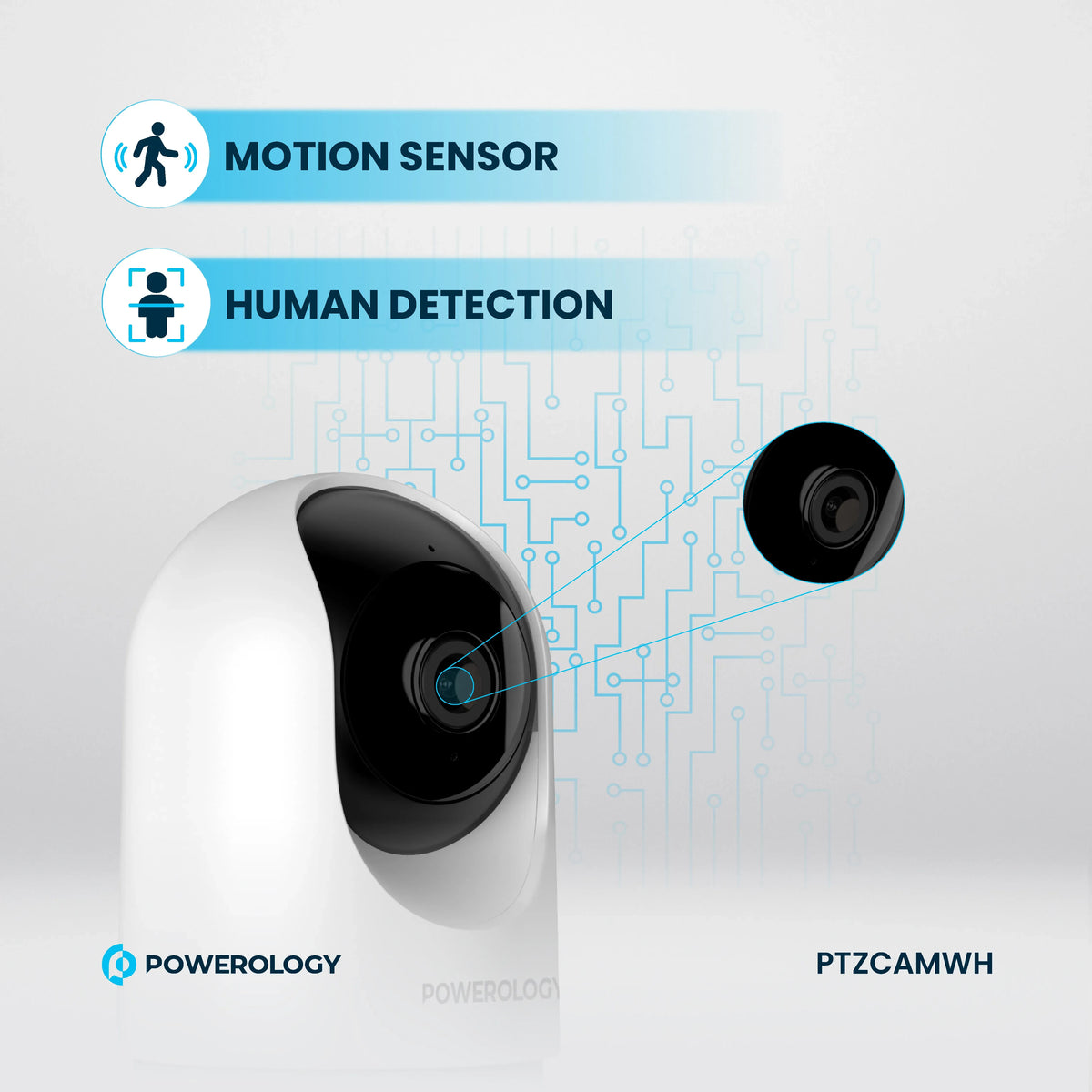 Powerology Indoor Ptz Smart Camera White – image 16