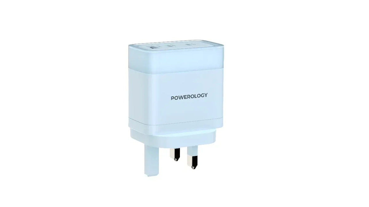 Powerology Lunex Series Fast Charging Adapter PD 65 W - Blue – image 5