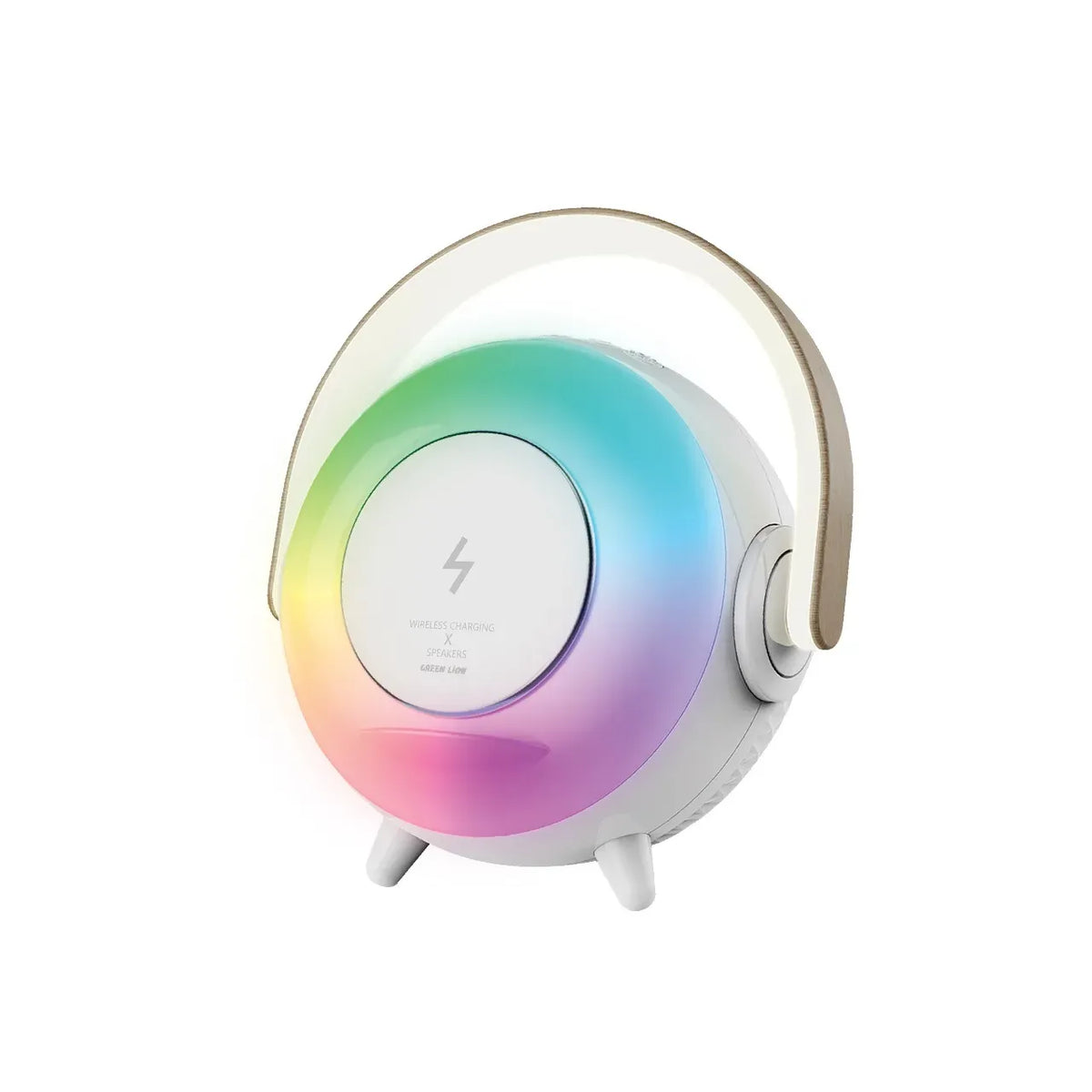 Green Lion Uranus Bluetooth Speaker with Table Lamp White – image 2
