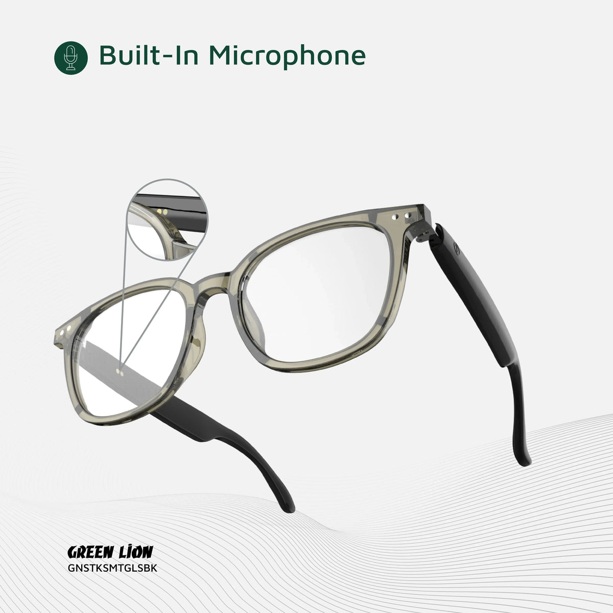 Green Lion Stockholm Smart Glasses Black – image 10