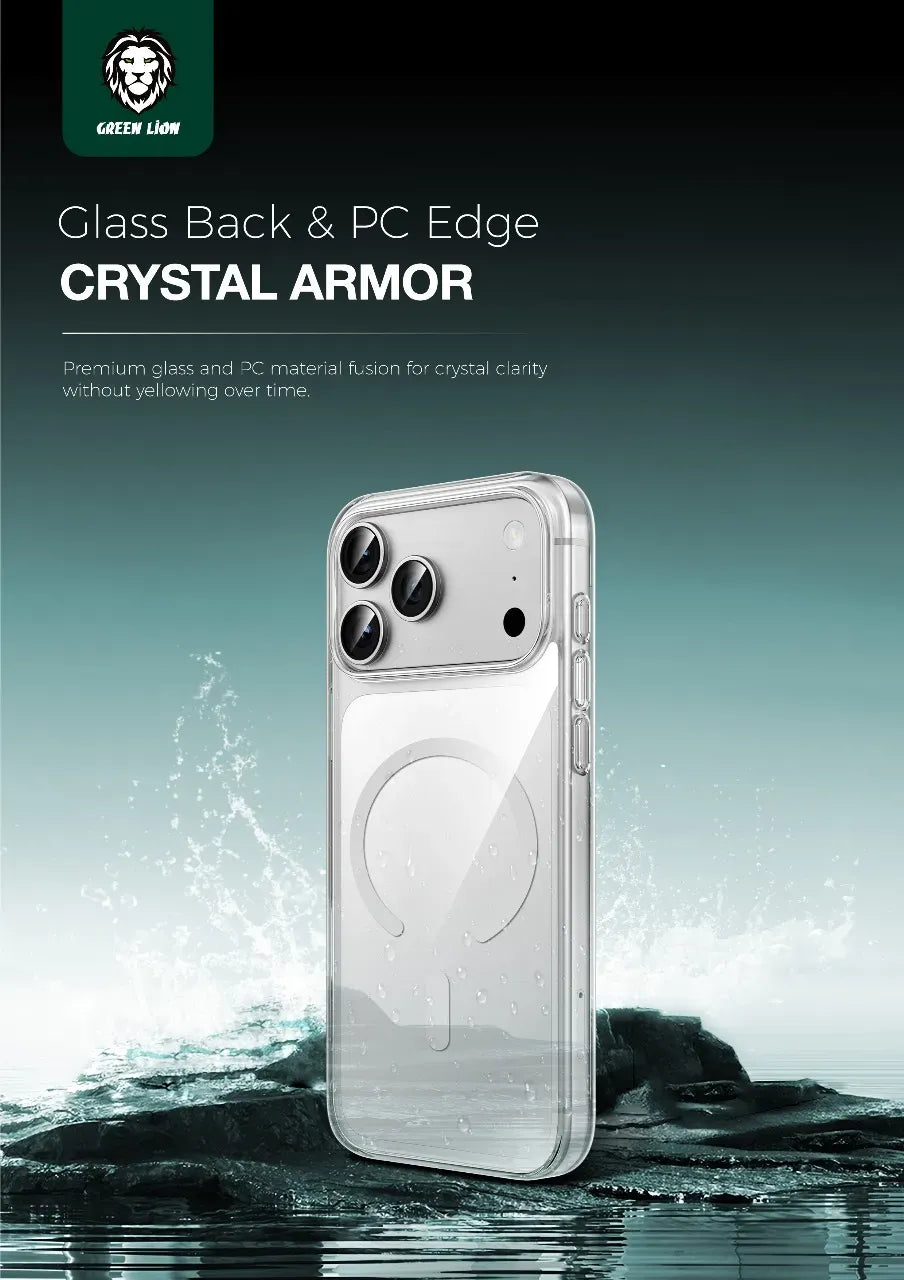 Green Lion Crystal Shield Ultra Clear Mag Safe Case – image 7