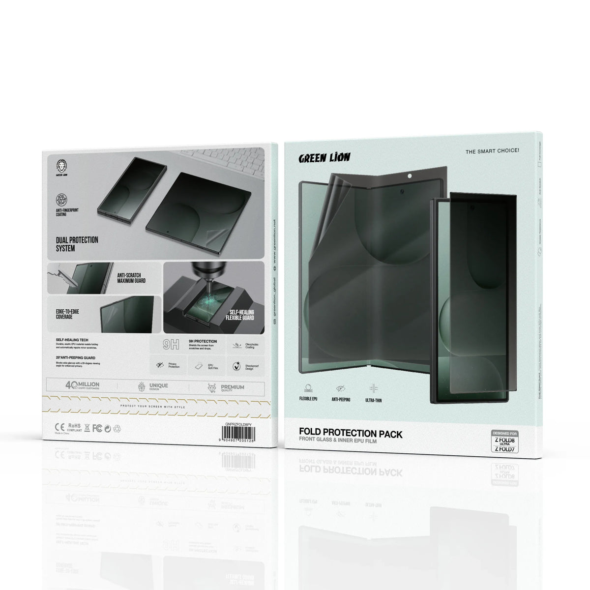 Green Lion Fold Protection Pack for Z Fold 8 Ultra Z Fold 7 Black – image 4