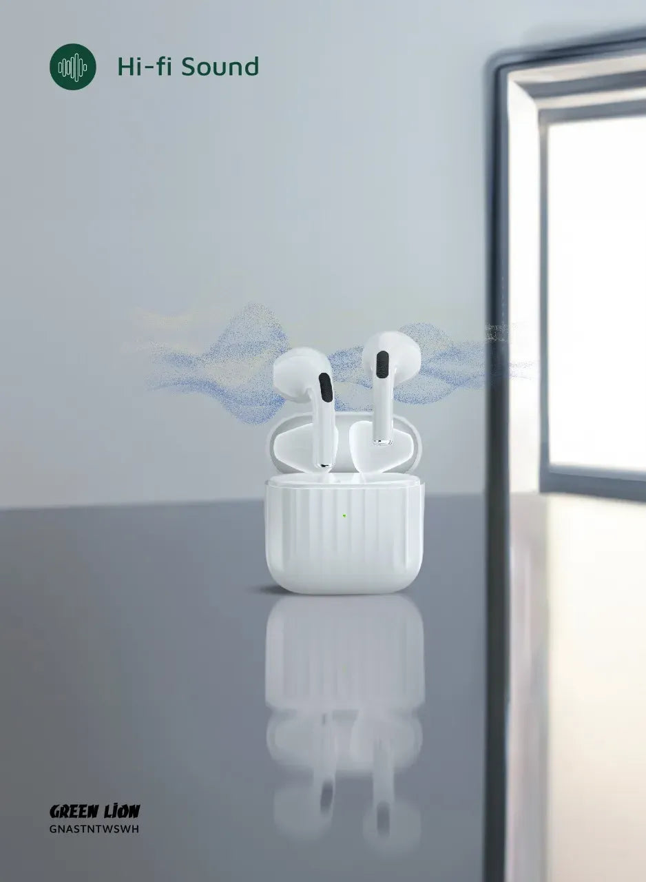 Green Lion Austin True Wireless Earbuds - White – image 7