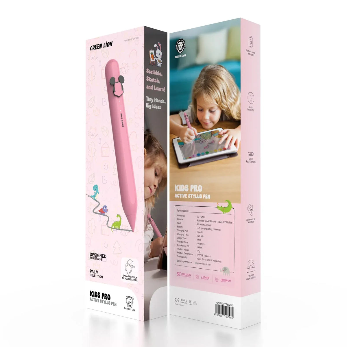 Green Lion Kids Pro Active Stylus Pen - Pink – image 2