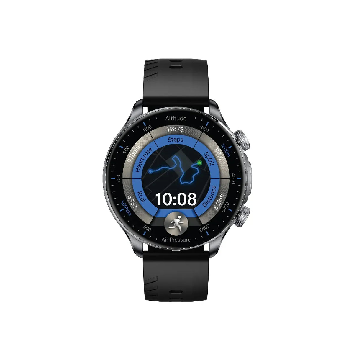 Green Lion Track GPS Smart Watch Black – image 4