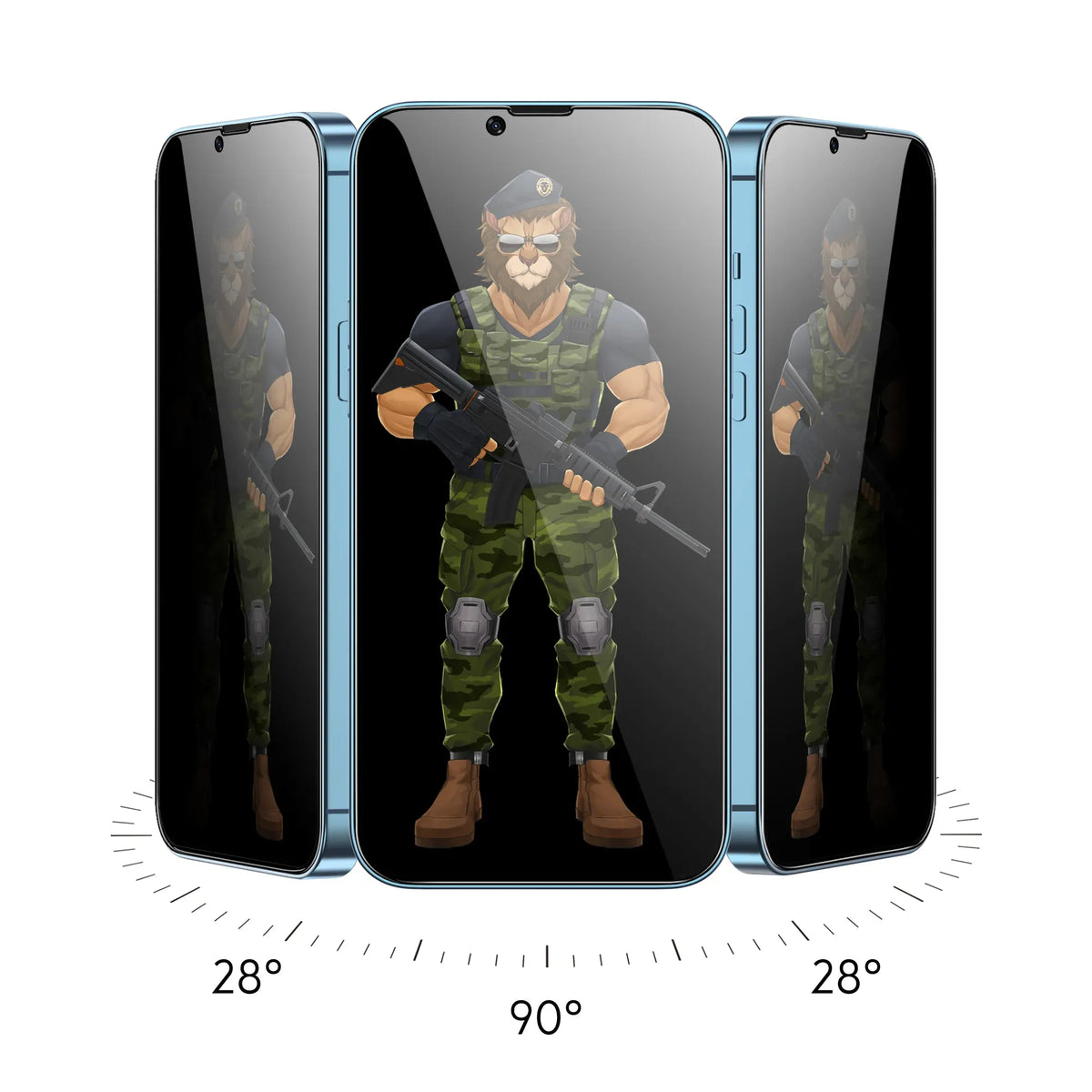 Green Lion 3d Pet Privacy Glass Screen Protector Iphone 11 11 Pro 11 Pro Max – image 5