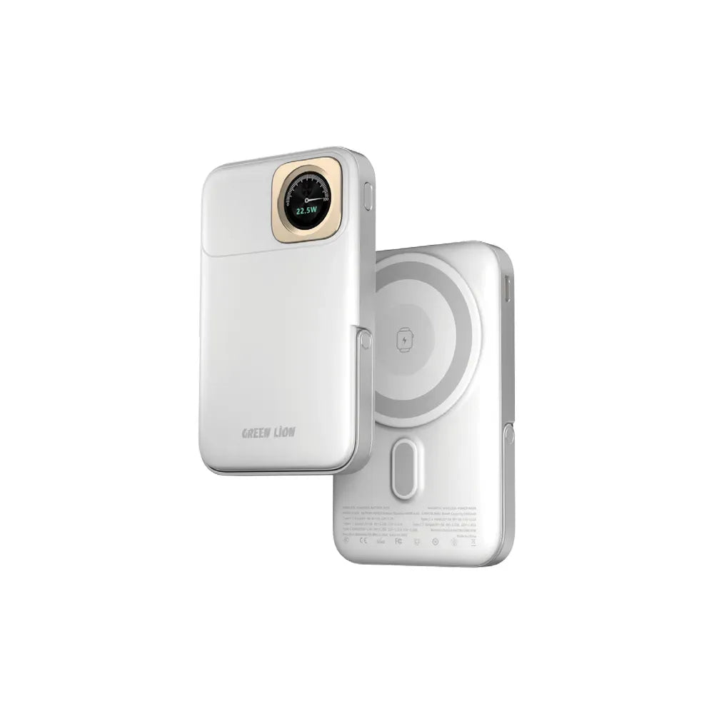 Green Lion Volt Gauge 10000 m Ah Power Bank PD 22.5 W - White – image 5