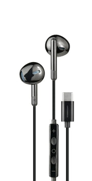 Powerology Type-CStereo Earphones - Black