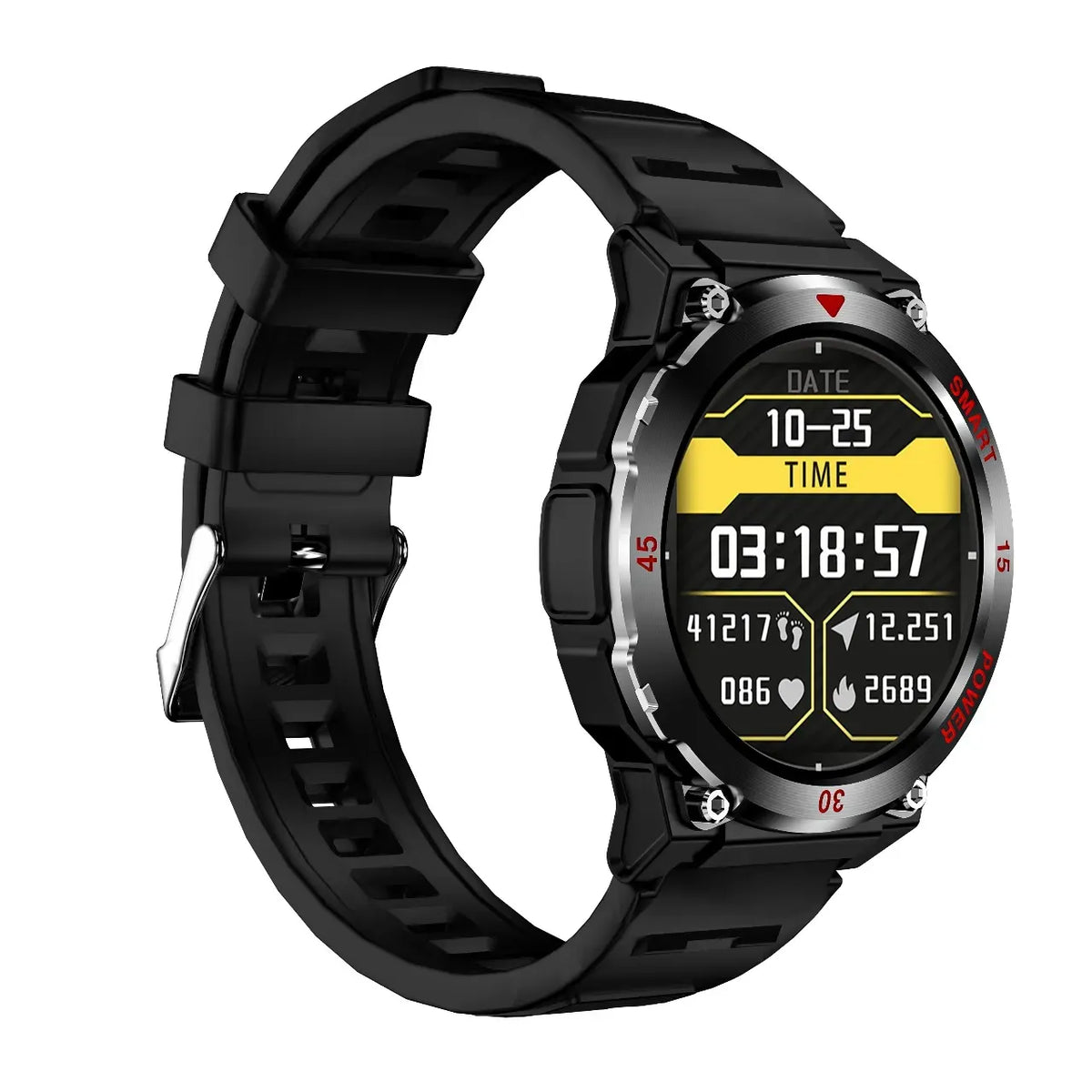 Green Lion Gear Fit Smart Watch - Black – image 3