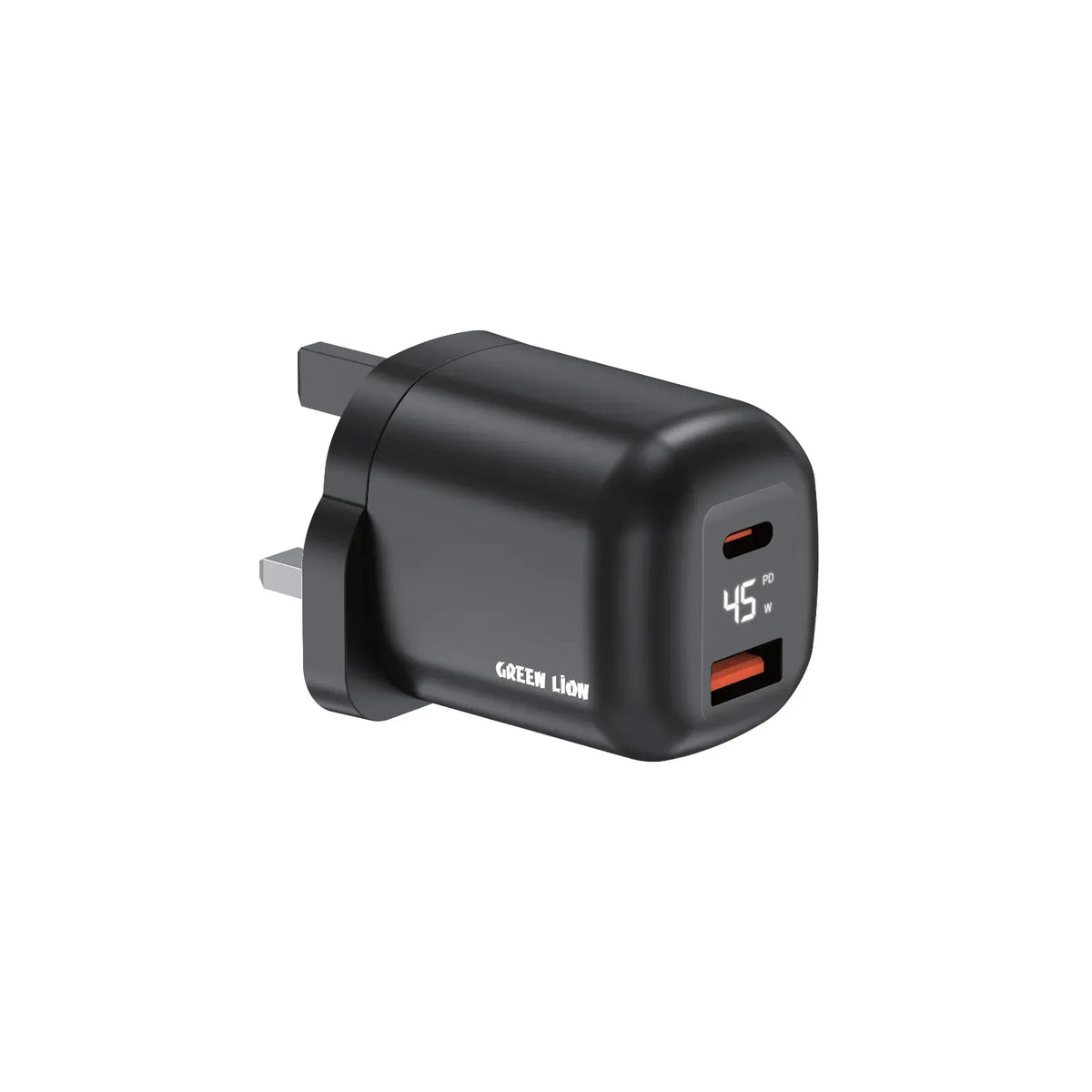 Green Lion Q Series Uk Plug USB C USB A Black – image 3