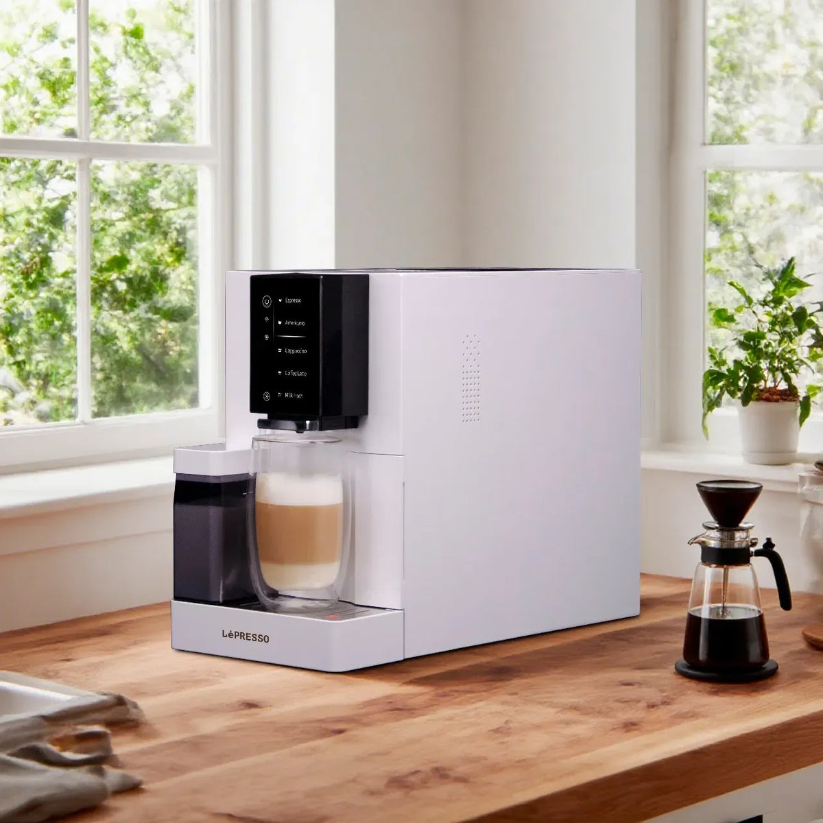Lepresso Automatic Coffee Machine with Mobile App - White – image 3