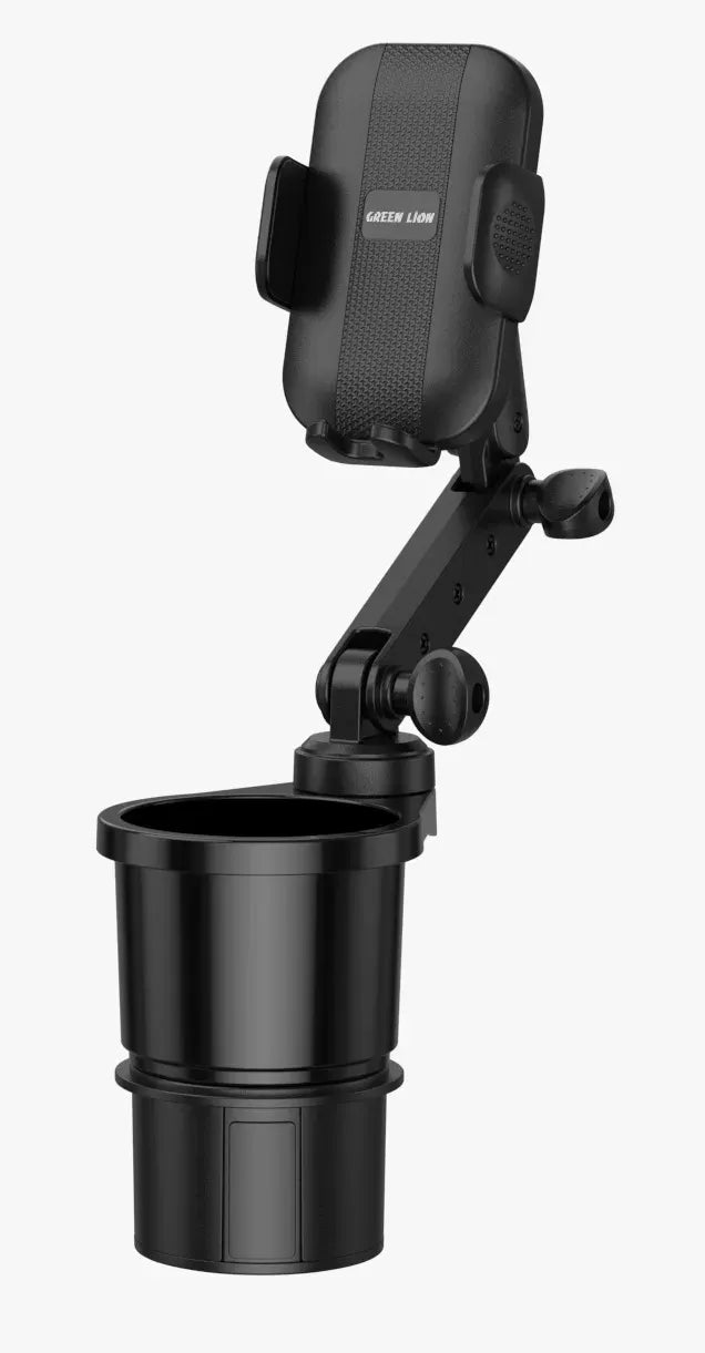 Green Lion 2 in 1 Flexgrip Car Cup Holder Phone Mount Black – image 5