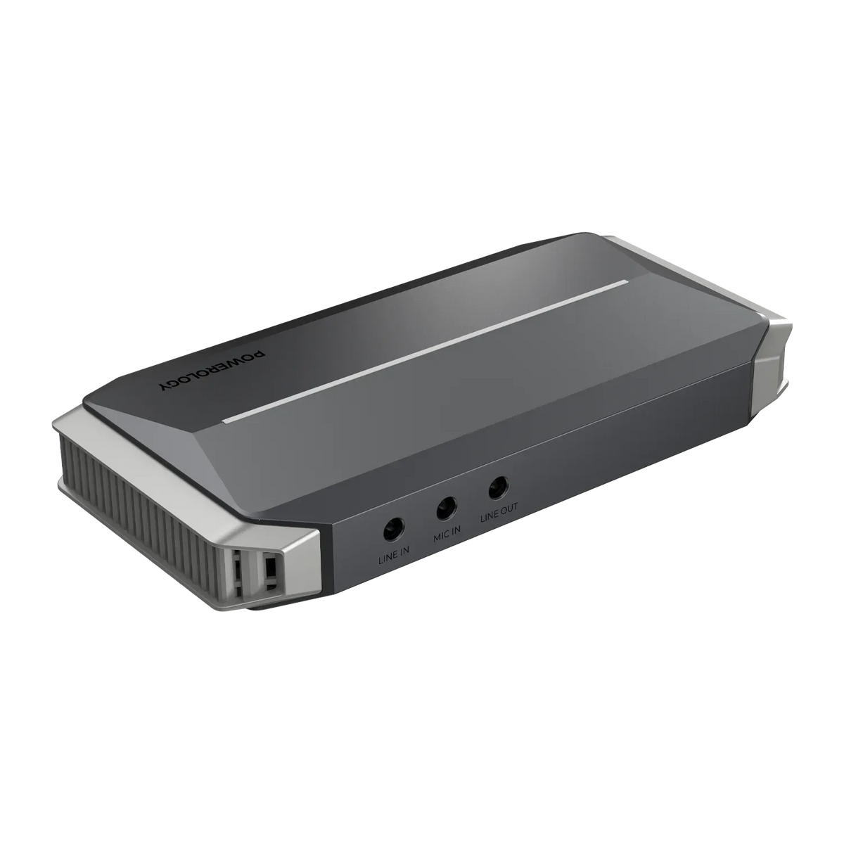 Powerology Capture Card C 3 2 Gen1 Input Loopout Hdmi 2 0 Aux 1 Out in Mic Support 4k 30hz – image 2