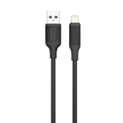 Green Lion USB-ATo Lightning PVCCable(1 m) - Black