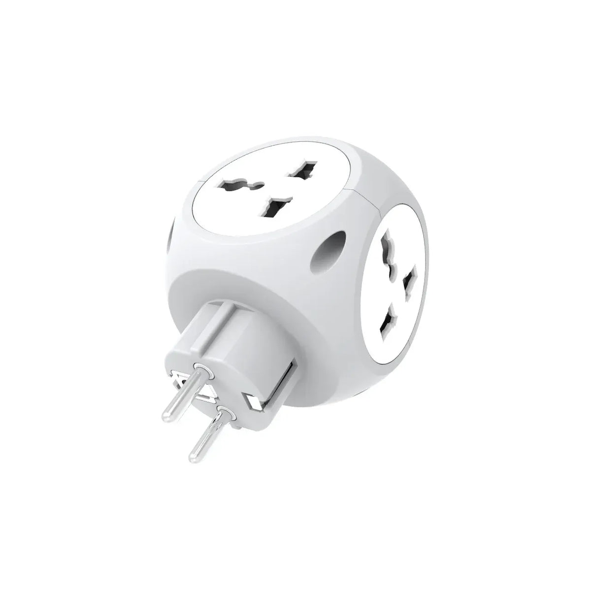Green Lion Multiport Travel Adapter White – image 2