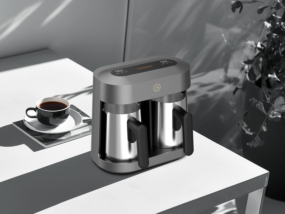 LePresso Cezvara Dual Cup Turkish Coffee Maker Gray – image 13