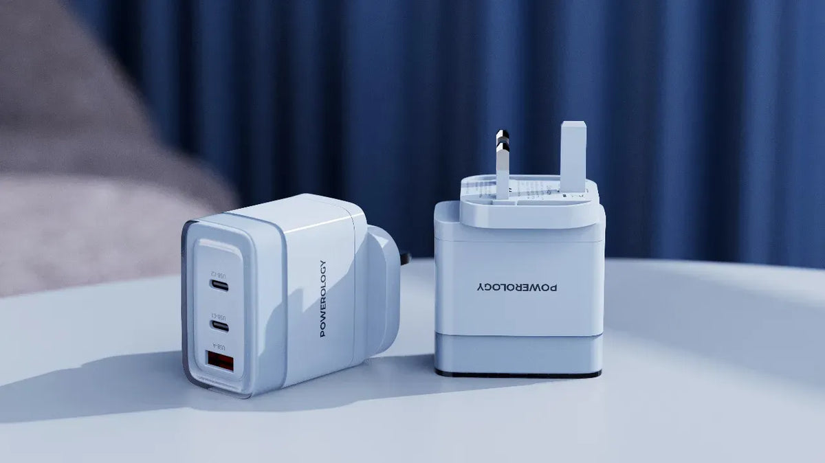 Powerology Lunex Series Fast Charging Adapter PD 65 W - Blue – image 7