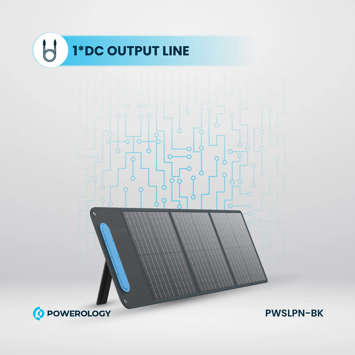 Powerology 60w Mono Crystalline Solar Panel Black – image 1