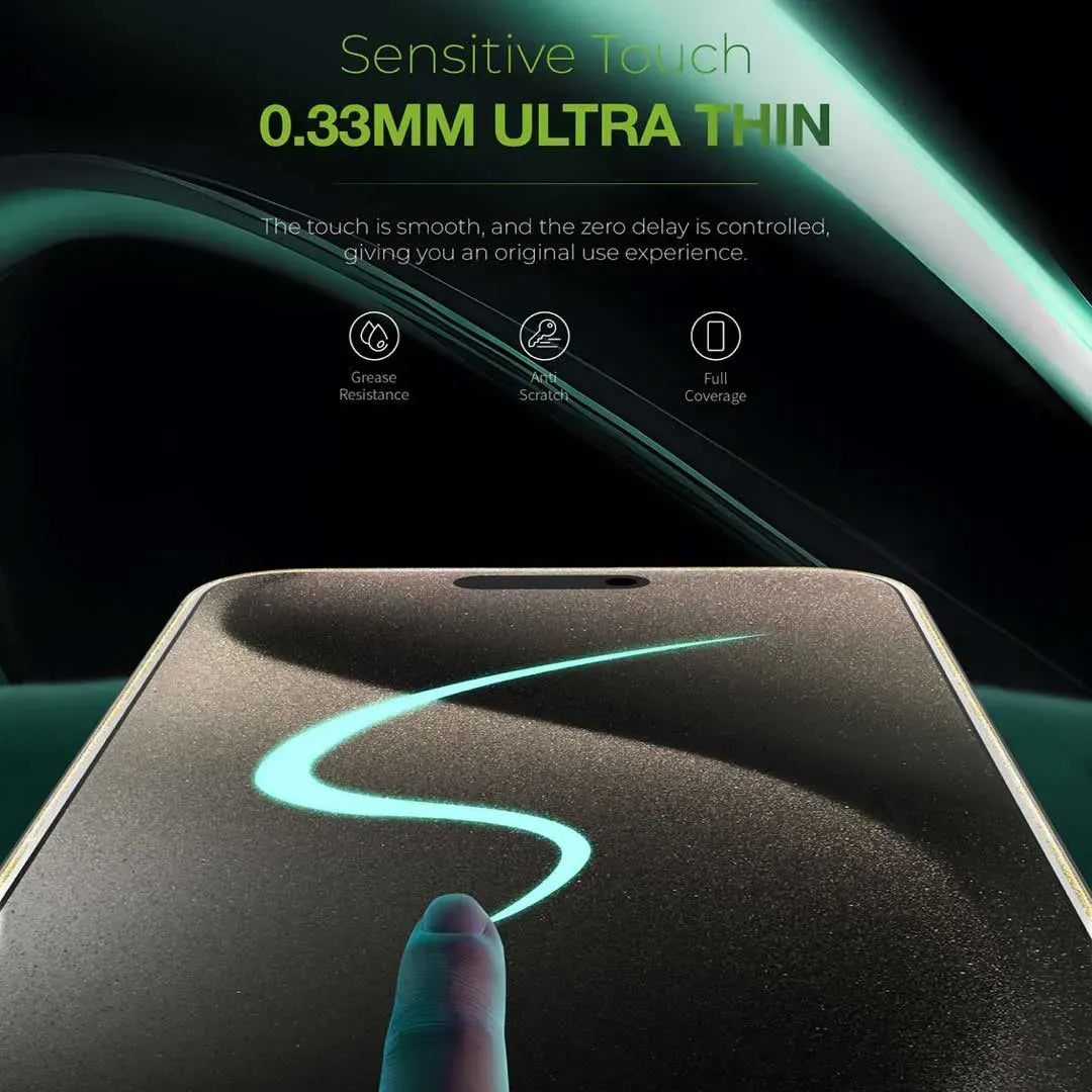 Green Lion 3 DGlitter Curved Screen Protector - Silver – image 2