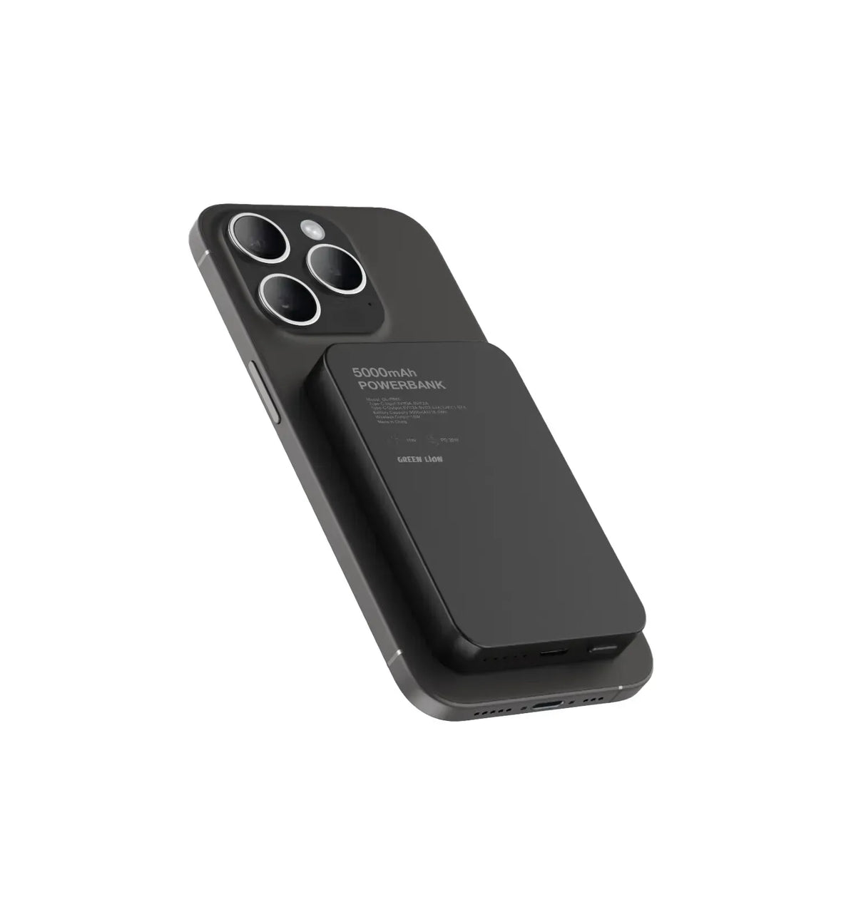 Green Lion GL-MAG 5 5000 m Ah Power Bank PD 20 W - Black – image 7