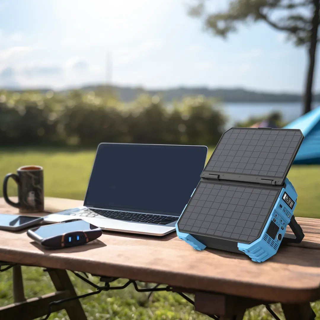 Powerology 600w Portable Power Generator Integrated Solar Panel – image 4