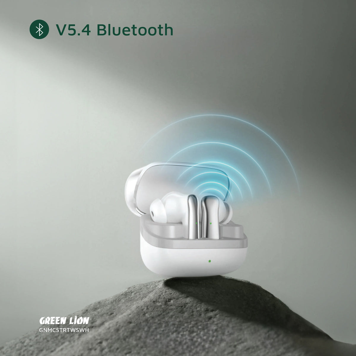 Green Lion Manchester True Wireless Earbuds - White – image 8