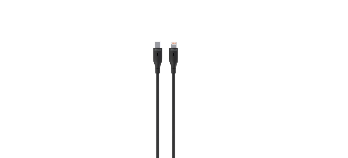 Green Lion USB C to Lightning Pvc Cable Black – image 2