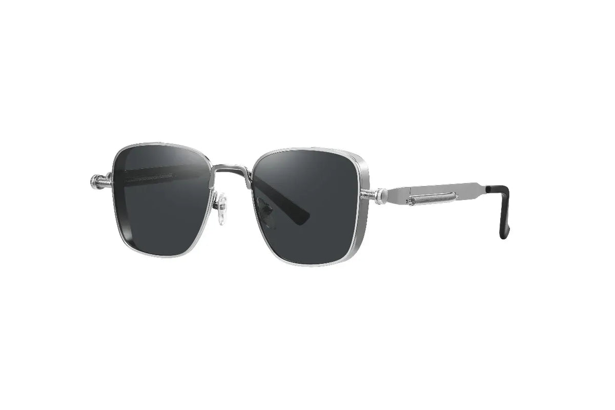 Green Lion Sentina Sunglasses Silver – image 3