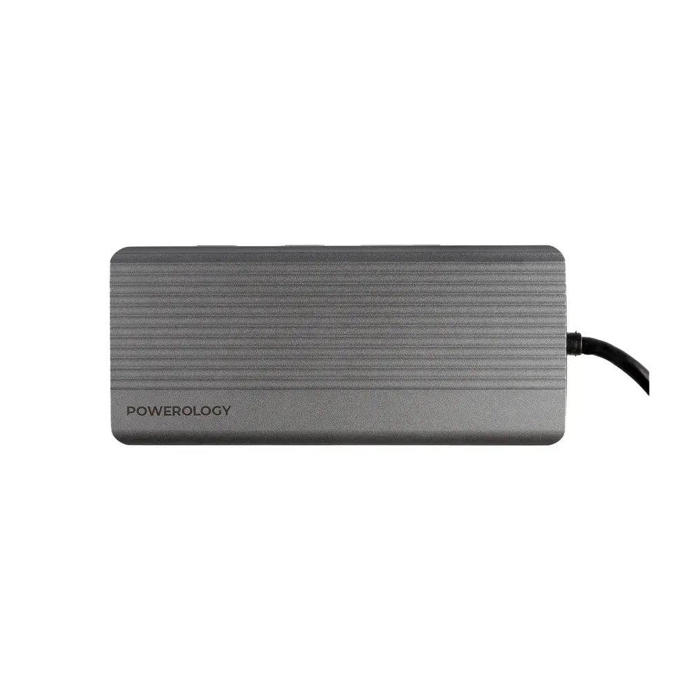 Powerology 13 in 1 Dual Hdmi Displayport USB C Hub Ethernet Gray – image 9