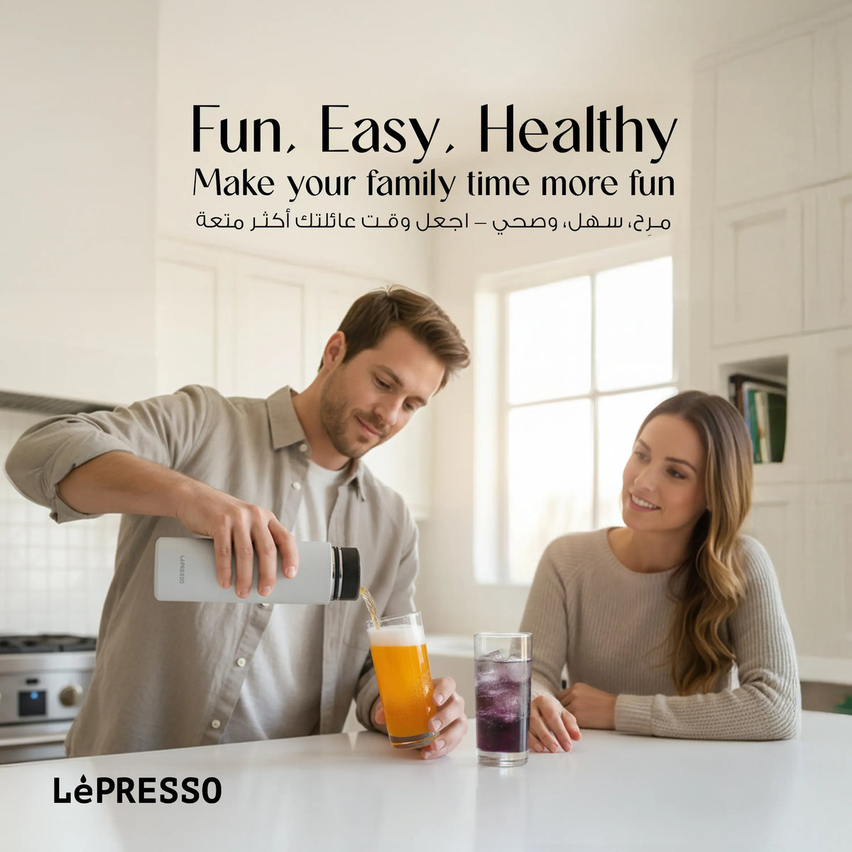LePresso Sparkling Water Bottle Double Wall Vacuum - White – image 11