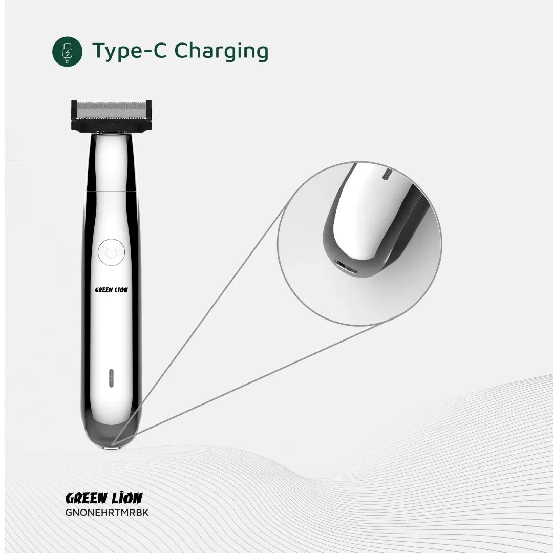 Green Lion One Blade Pro Hair Trimmer Black – image 3