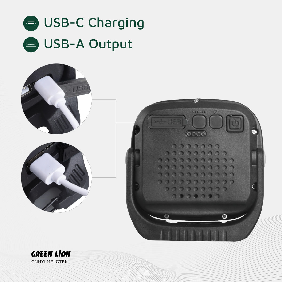 Green Lion Hyper Lume Working Light 1000lm Black – image 11