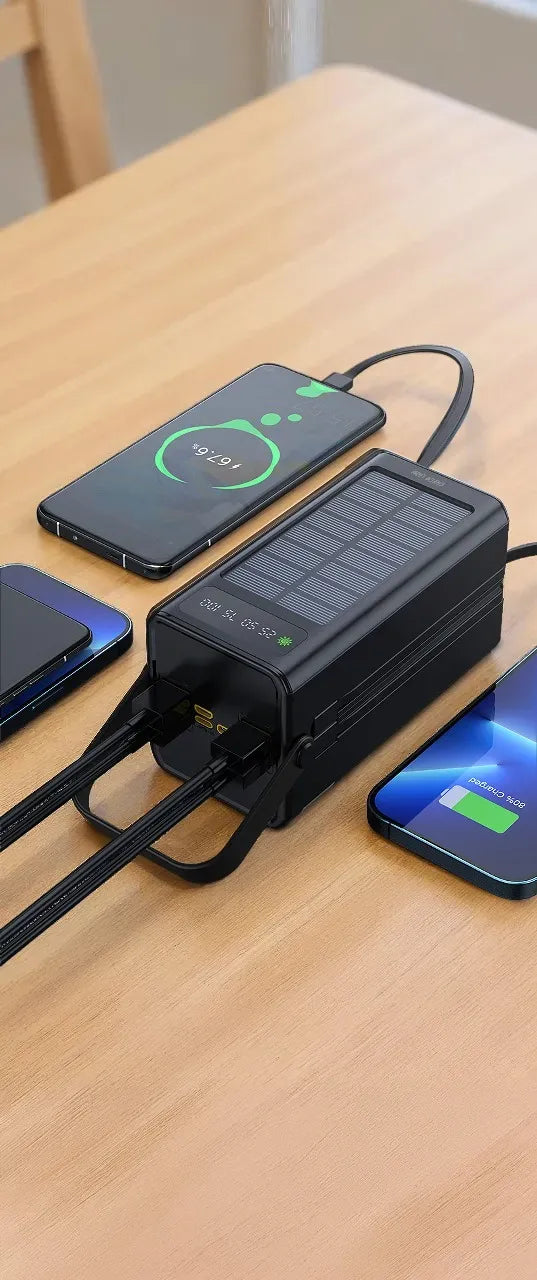 Green Lion Solar X 60000mAh Power Bank PD 20w Black – image 6