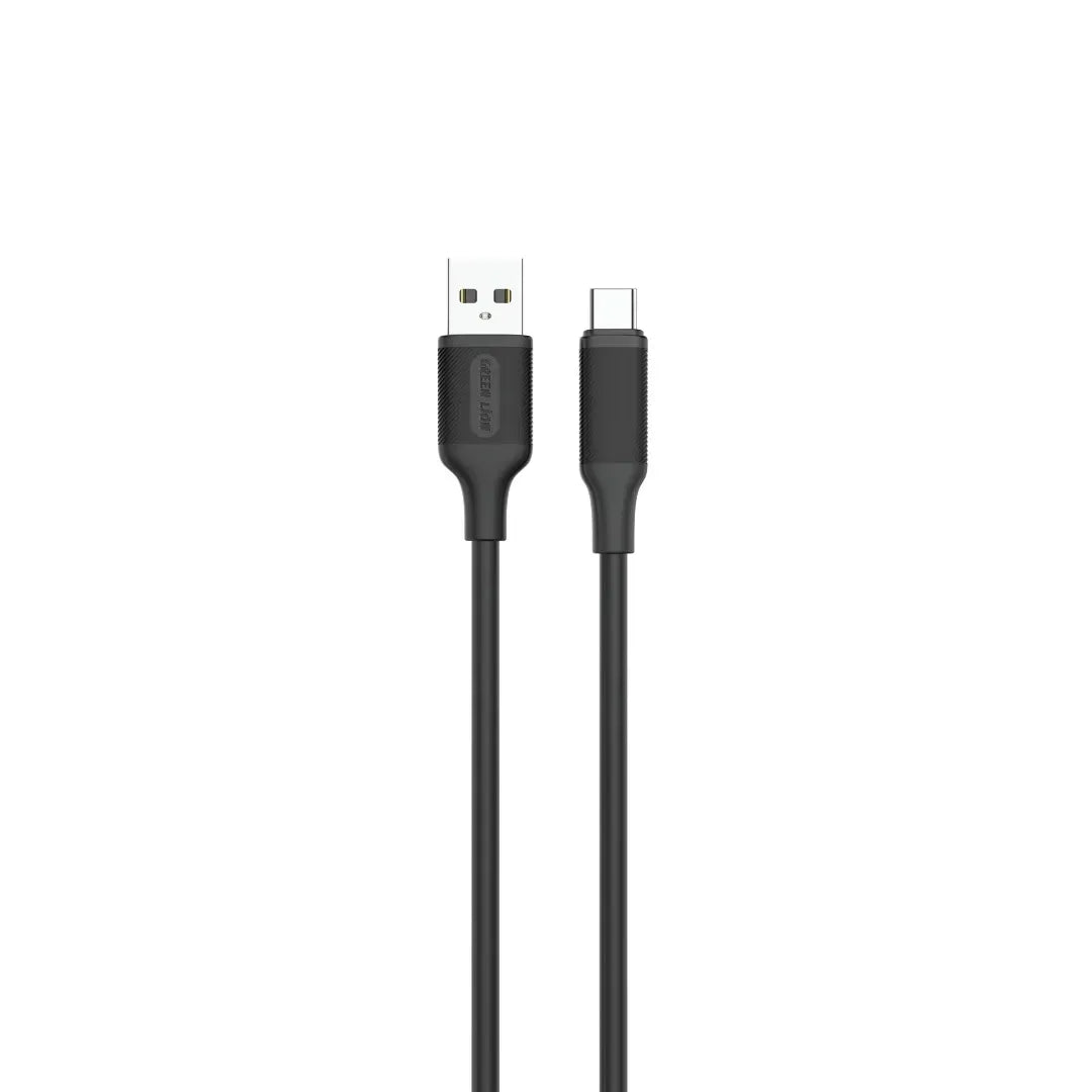 Green Lion USB A to USB C Pvc Cable 3m Black – image 3
