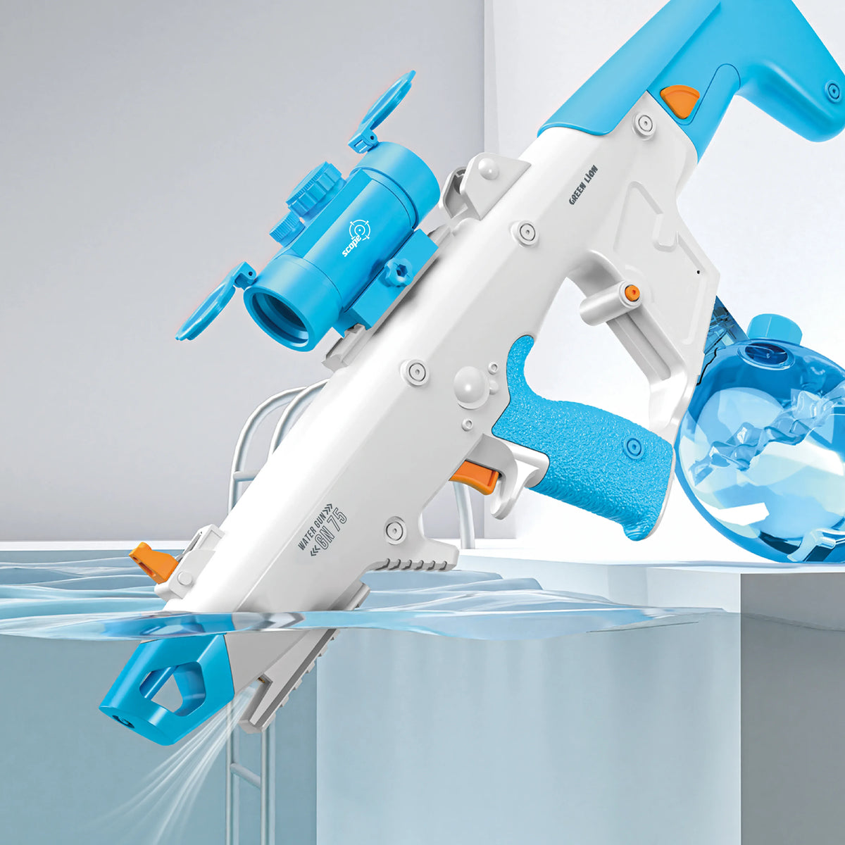 Green Lion GN 75-Electric Water Gun - Blue – image 2