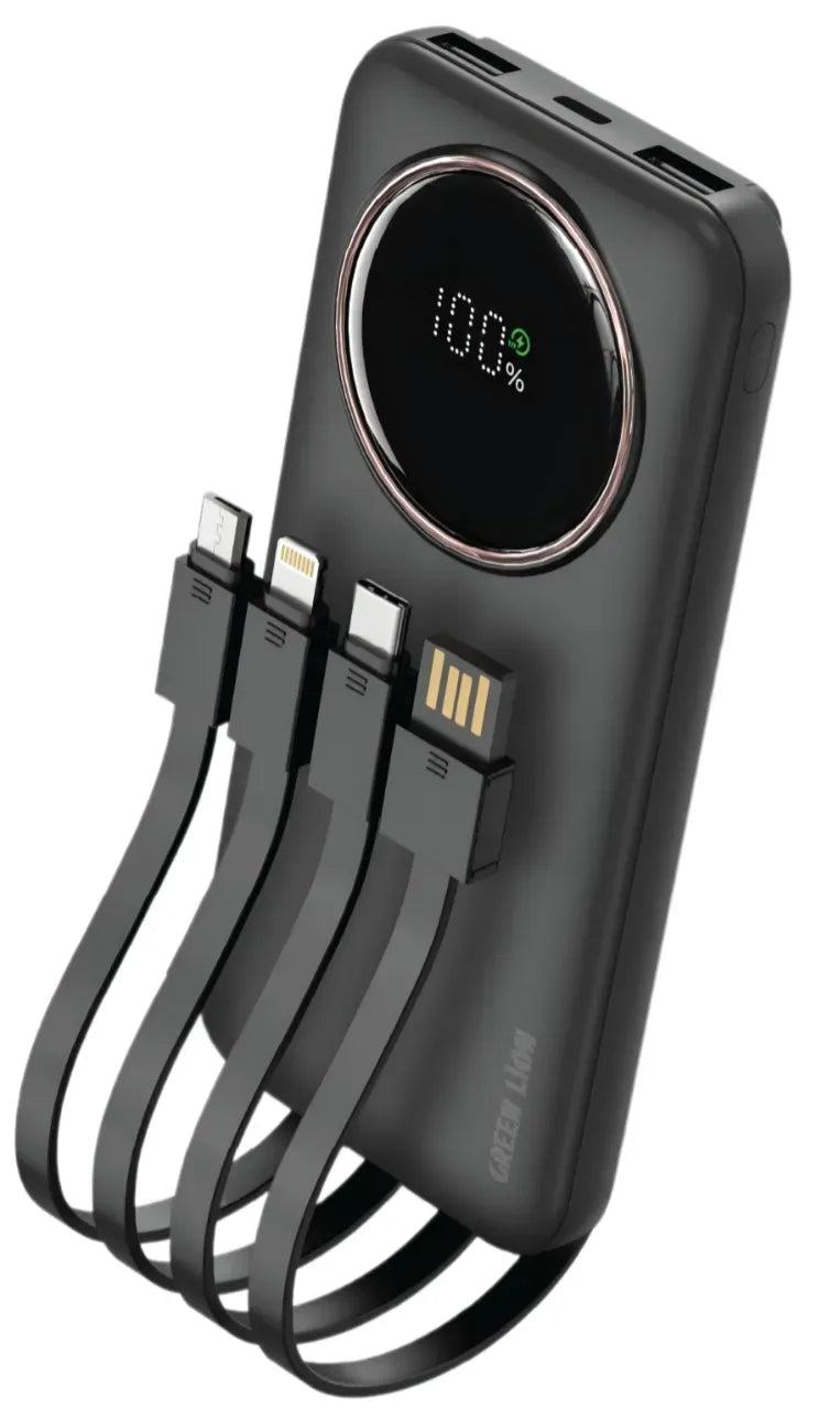 Green Lion Power Pulse 10000mAh Power Bank Black – image 4