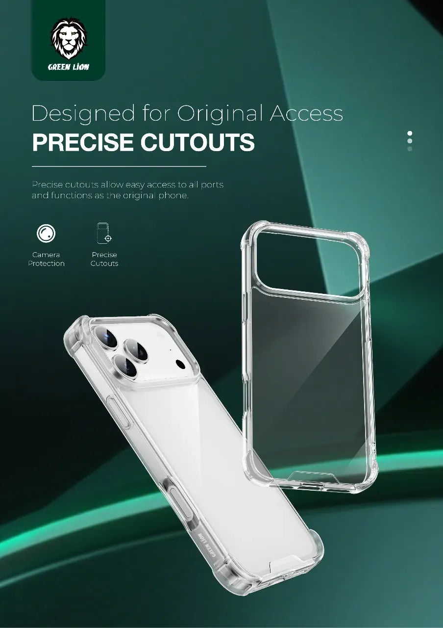 Green Lion Anti-Shock Case - Clear – image 8