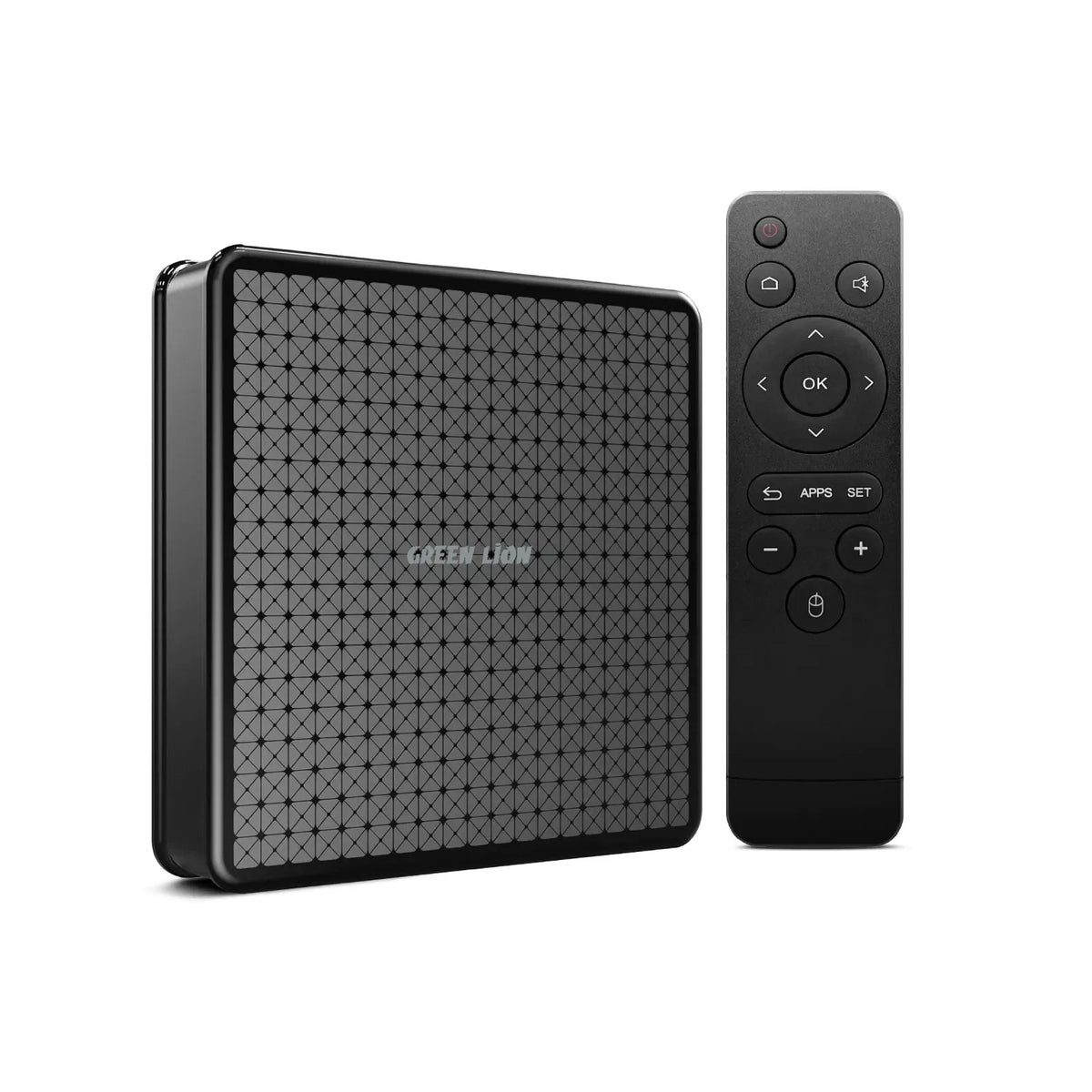 Green Lion TVBox- Android.104 Kwith Remote Control - Black – image 4